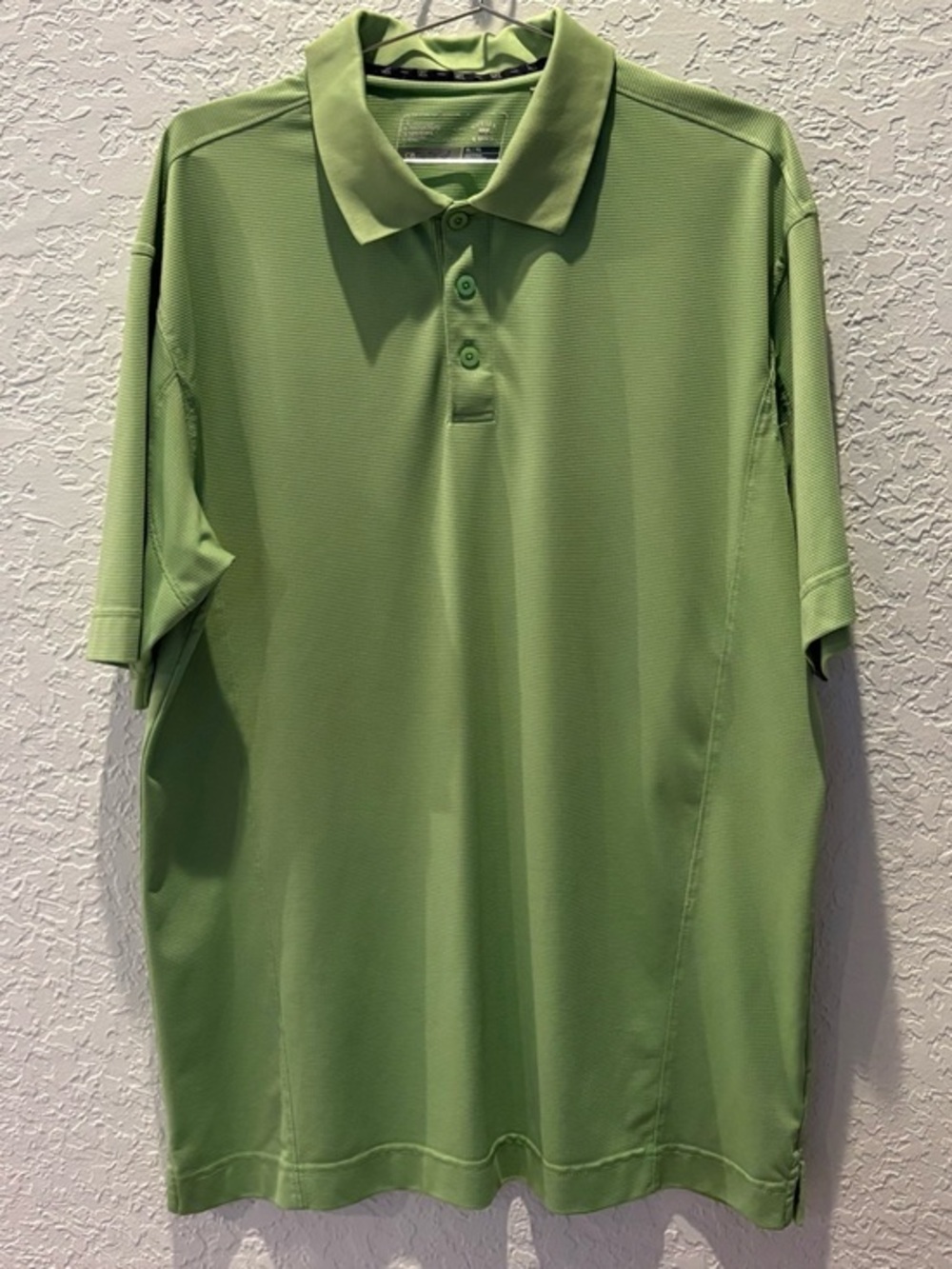 Cutter & Buck Men's Lime Green Short-Sleeve Polo